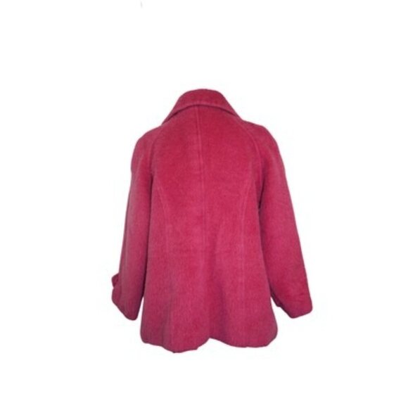 Jiaxueyuren Womens Wool Blend Peacoat Jacket With Button Accents Stylish & Warm - Picture 2 of 6
